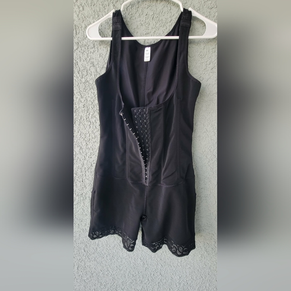 Black Shapewear Bodysuit Faja